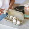 Úložný box na vajíčka EGGS TO GO 28 cm, na 10 vajec, púštne slnko, Koziol