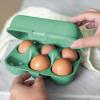 Úložný box na vajcia EGGS TO GO MINI 17 cm, na 6 vajec, listová zelená, Koziol