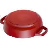 Kastról 24 cm, samotesniaca pokrievka, čerešňa, liatina, Staub