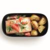Desiatový box TO GO 2 x 500 ml, dvojitá, koralová/čierna, Lékué