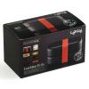 Desiatový box TO GO 2 x 500 ml, dvojitá, čierna, Lékué