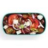 Desiatový box TO GO 2 x 500 ml, dvojitá, tyrkysová/čierna, Lékué