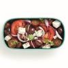 Desiatový box TO GO 2 x 500 ml, dvojitá, tyrkysová/čierna, Lékué
