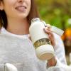 Fľaša na vodu BOTTLE TO GO 600 ml, krém, Lékué
