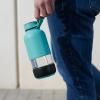 Fľaša na vodu BOTTLE TO GO 600 ml, tyrkysová, Lékué