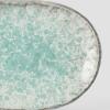 Dezertný tanier AQUA SPLASH 17 x 11 cm, oválny, modrý, MIJ