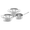 Súprava hrncov ORIGINAL-PROFI COLLECTION, s kastrólom, sada 3 ks, nerez, Fissler