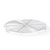 192480 1 rost na peceni 28 cm s nozickami kruhovy nerez de buyer