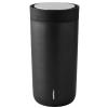 Termohrnček TO GO CLICK 400 ml, lesklá čierna, Stelton