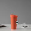 Hrnček s viečkom ANYTIME EMMA 450 ml, oranžová, porcelán, Viva Scandinavia