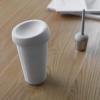 Hrnček s viečkom ANYTIME EMMA 450 ml, biela, porcelán, Viva Scandinavia