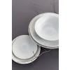 Jedálenský tanier ICE WHITE 24,5 cm, MIJ