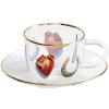 Šálka na kávu s podšálkou TOILETPAPER I LOVE YOU 110 ml, Seletti