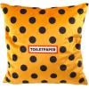 Dekoračný vankúš TOILETPAPER SHIT 50 x 50 cm, oranžová, Seletti