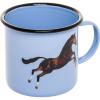 Hrnček TOILETPAPER HORSE 10 cm, modrý, smalt, Seletti