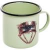 Hrnček TOILETPAPER EYE 10 cm, zelený, smalt, Seletti