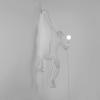 Nástenná lampa MONKEY HANGING LEFT HAND 76,5 cm, biela, Seletti