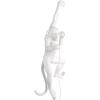 Nástenná lampa MONKEY HANGING LEFT HAND 76,5 cm, biela, Seletti