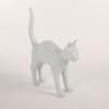 Stolová lampa JOBBY THE CAT 52 cm, LED, biela, Seletti
