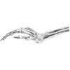 Figúrka WUNDERKAMMER SKELETON HAND 24 cm, strieborná, hliník, Seletti