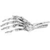 Figúrka WUNDERKAMMER SKELETON HAND 24 cm, strieborná, hliník, Seletti