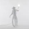 Stolová lampa MONKEY STANDING 54 cm, biela, Seletti