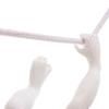 Závesná lampa MONKEY SWING 59 cm, biela, Seletti
