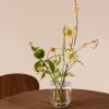 Váza IKEBANA 13 cm, striebro, sklo, Fritz Hansen