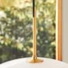 Závesná lampa CLAM 55 cm, biela/mosadz, Fritz Hansen