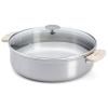 Sauté panvica ALCHIMY LOQY 28 cm, strieborná, nerezová oceľ, de Buyer