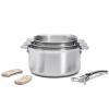 Hrniec ALCHIMY LOQY 24 cm, strieborný, nerezová oceľ, de Buyer