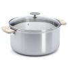 Hrniec ALCHIMY LOQY 24 cm, strieborný, nerezová oceľ, de Buyer