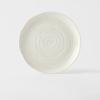 Tanier na predjedlá WHITE SPIRAL 21,5 cm, biely, MIJ