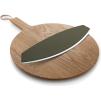 Nôž na pizzu a bylinky GREEN TOOL 37 cm, zelená, oceľ/plast, Eva Trio