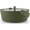 Naparovacia nádoba do mikrovlnky GREEN TOOL 2 l, zelená, sklo/plast, Eva Trio