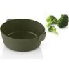 Naparovacia nádoba do mikrovlnky GREEN TOOL 2 l, zelená, sklo/plast, Eva Trio