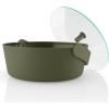 Naparovacia nádoba do mikrovlnky GREEN TOOL 2 l, zelená, sklo/plast, Eva Trio