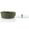 Naparovacia nádoba do mikrovlnky GREEN TOOL 2 l, zelená, sklo/plast, Eva Trio