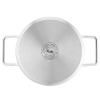 Kastról PURE 24 cm, 3,9 l, s nerezovou pokrievkou na hrniec, nerez, Fissler