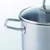 Vysoký kastról VISEO 20 cm, strieborná farba, nerezová oceľ, Fissler