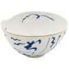 Servírovacia miska DIESEL CLASSICS ON ACID KOI 18 cm, bielo-modrá, porcelán, Seletti