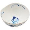 Servírovacia miska DIESEL CLASSICS ON ACID KOI 18 cm, bielo-modrá, porcelán, Seletti