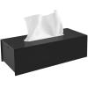 Box na papierové vreckovky PURO 25 cm, čierna, nerezová oceľ, Zack