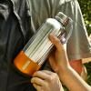 Fľaša na vodu EXPLORER 850 ml, oranžová, nerezová oceľ, Black+Blum