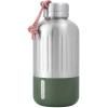 Fľaša na vodu EXPLORER 650 ml, olivová, nerezová oceľ, Black+Blum