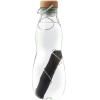 Fľaša na vodu EAU GOOD 650 ml, olivová, sklenená, Black+Blum