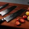 Japonský nôž NAKIRI RAN PLUS 18 cm, čierny, Yaxell