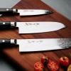 Japonský nôž NAKIRI RAN PLUS 18 cm, čierny, Yaxell