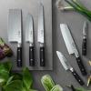 Nôž Santoku ZEN 16,5 cm, čierny, Yaxell