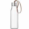 Fľaša na vodu 500 ml, mocca remienok, plast, Eva Trio